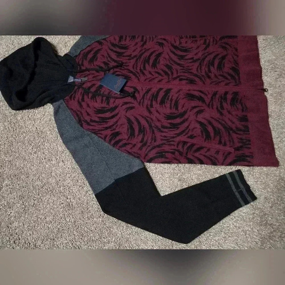 Good Man Brand Merino Wool Hooded zip up sweater NWT - Picture 3 of 7